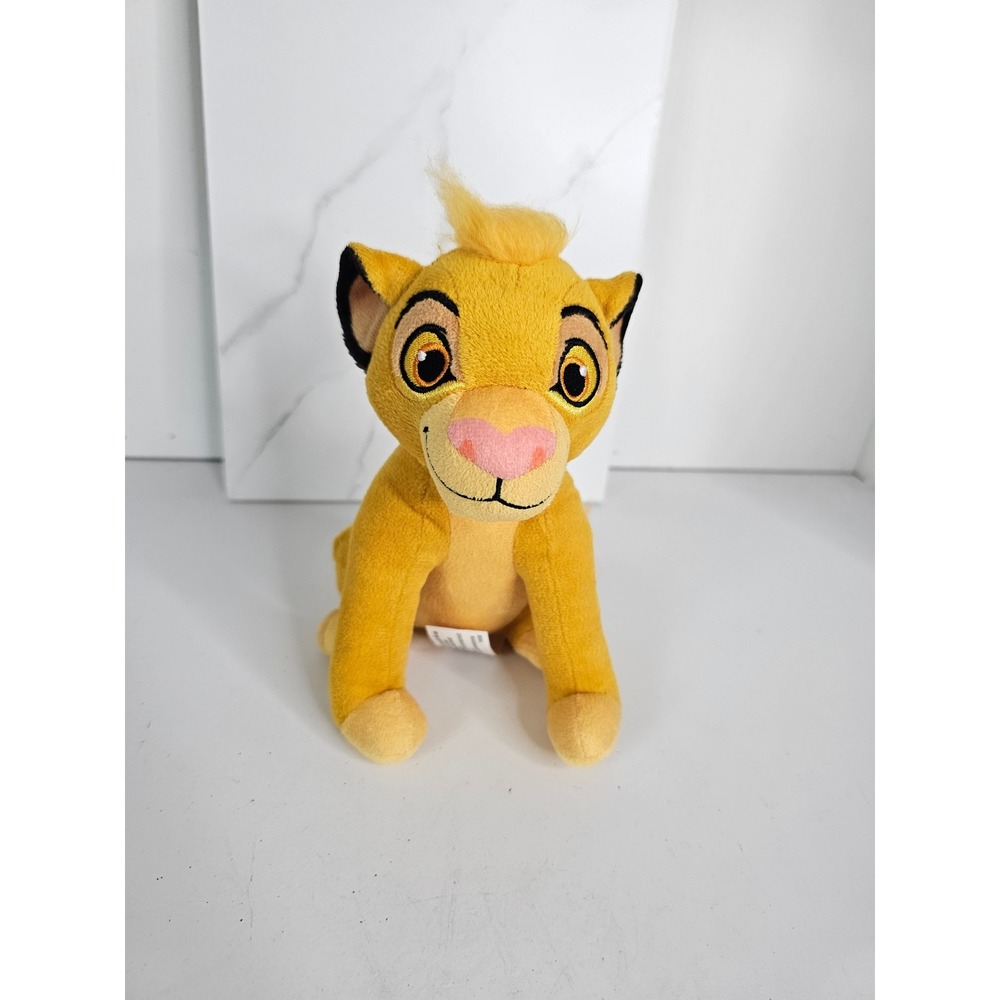 Disney The Lion‎ King Simba Plush Stuffed Animal Just Play Yellow 6 Inch Cub